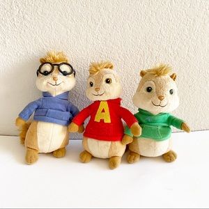Alvin & The Chipmunks Ty Beanie Babies